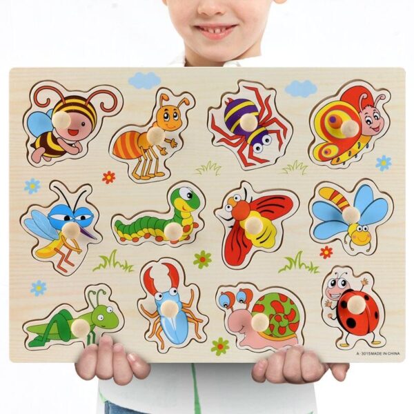 Pranchas pedagógicas Montessorianas de encaixe para ensino da língua inglesa - Imagem 10