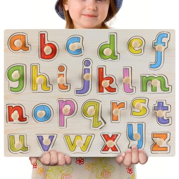 Pranchas pedagógicas Montessorianas de encaixe para ensino da língua inglesa - Imagem 8