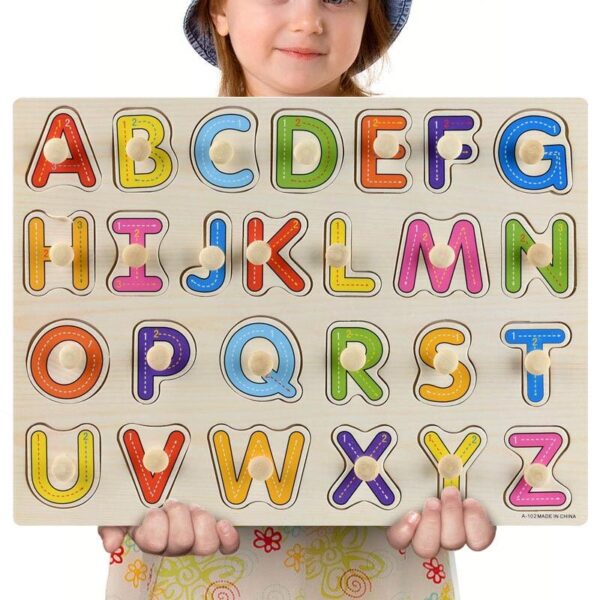 Pranchas pedagógicas Montessorianas de encaixe para ensino da língua inglesa - Imagem 18