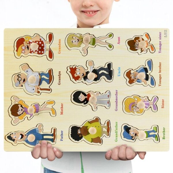 Pranchas pedagógicas Montessorianas de encaixe para ensino da língua inglesa - Imagem 6