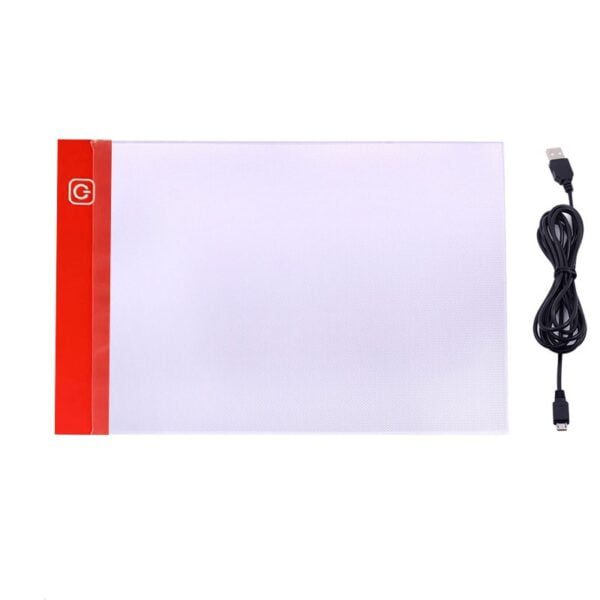 Placa de fundo iluminado tamanho A4 para desenho com LED regulável em 3 níveis - Imagem 5